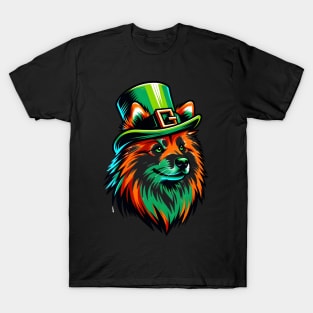 Finnish Spitz Celebrates Saint Patrick's Day T-Shirt